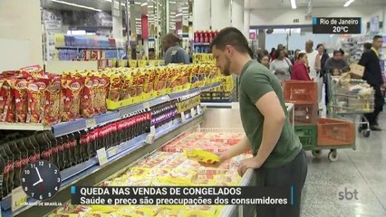 Procura por comidas congeladas caiu mais de 6% em um ano