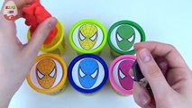 Spiderman Superheroes Learn Colours Play-Doh Surprise Toys MARVEL Lego Minecraft Fun for K