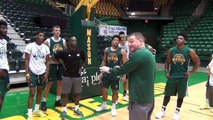 Darrell Green Works Out With George Mason Mens Basketball (Sept. 28, 2016)
