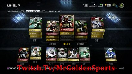 Football-NFL-Madden 15 -- Live On Twitch! All Bronze Squadron! --