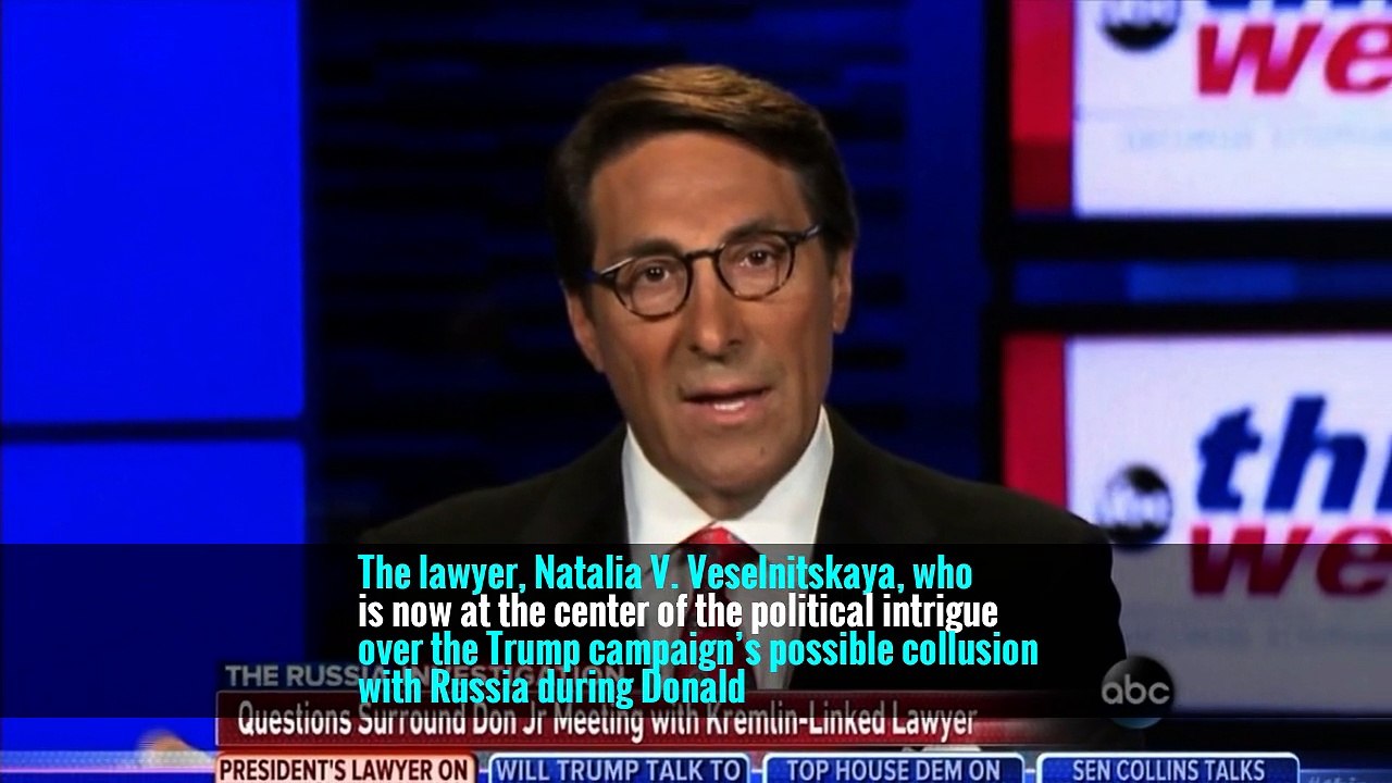 Russian Lawyer Who Met Donald Trump Jr. Once Represented Spy Agency