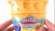 Play-Doh Ice Cream Cone Dessert Container Craft Kit Sweet Shoppe Playset by Hasbro Toys!