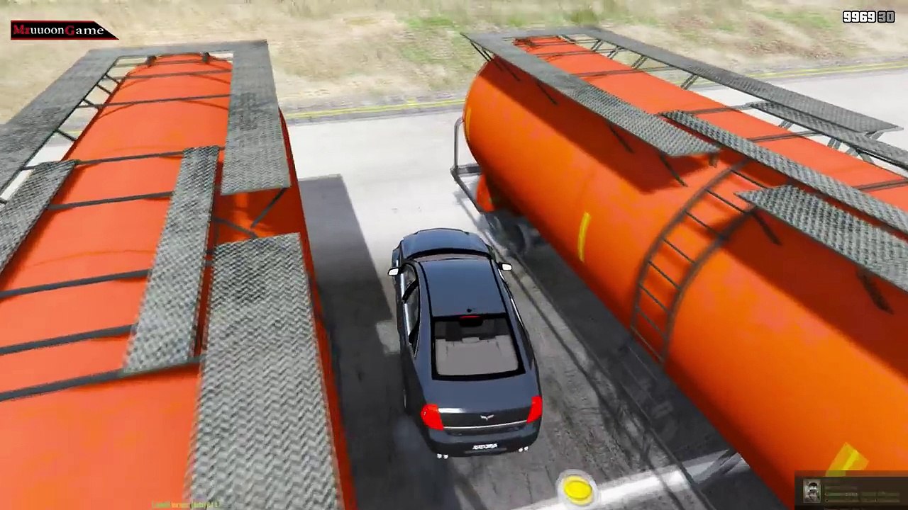 القفز من فوق شاحنات تتوقع يقدرون السيارات القفز !! قراند 5 GTA V