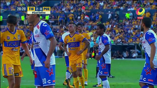 Juninho Goal ~ Tigres 3-0 Puebla