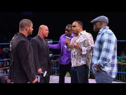 Lashley, MVP and Kenny King Cuts Short Bobby Roode's Victory Speech (Nov 5, 2014)