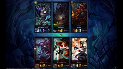 MyStream_10 League of Legends Amumu 3v3 A.I. Easy FWotD