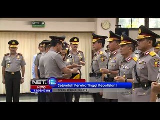 NET12 - 6 Perwira tinggi kepolisian Republik Indonesia resmi menerima jabatan baru