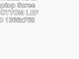 TOSHIBA SATELLITE L755S5254 Laptop Screen 156 LED BOTTOM LEFT WXGA HD 1366x768