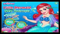 Pour Jeu des jeux filles coupes de cheveux petit sirène Princesse le le le le la disney ariel