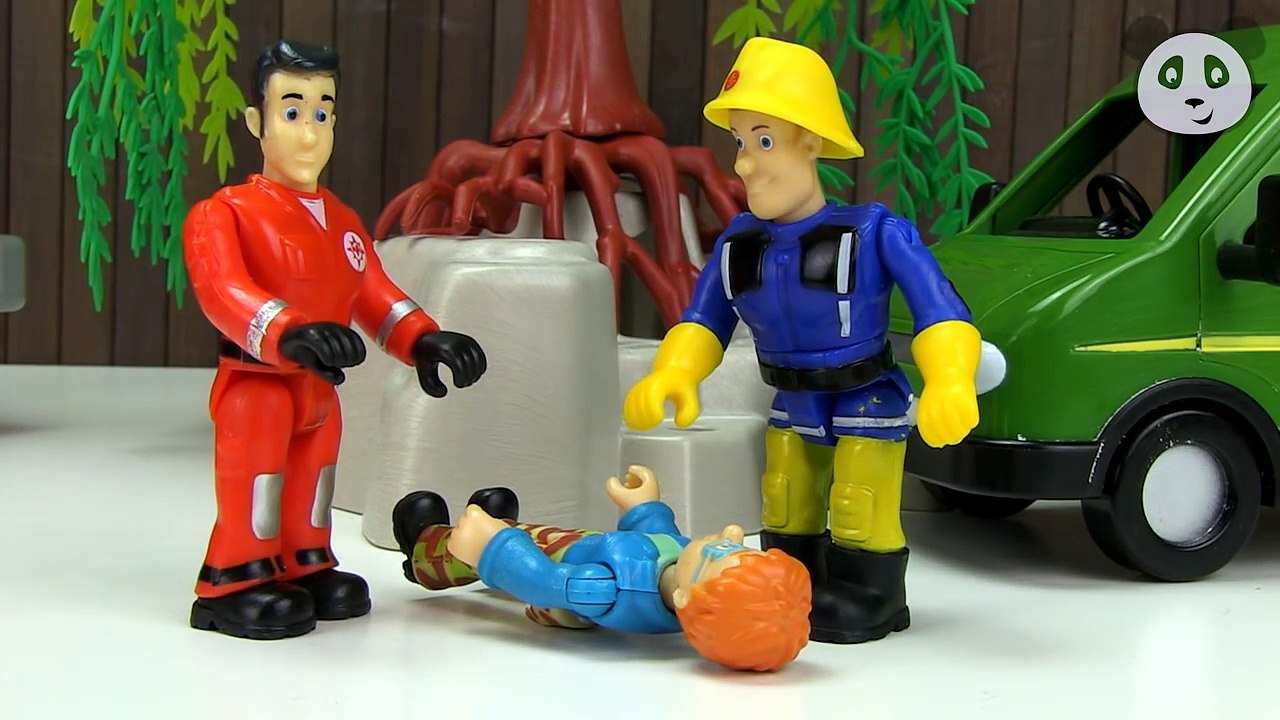 ⭕ Feuerwehrmann Sam Feuerwehrauto Mercury - Spielzeug ausgepackt und angespielt - Pandido