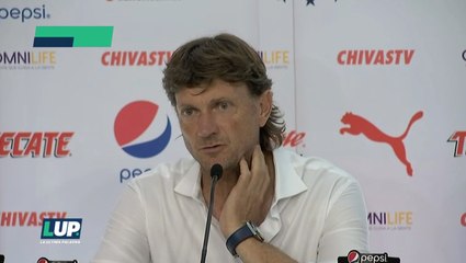 Hernán Cristante en conferencia de prensa