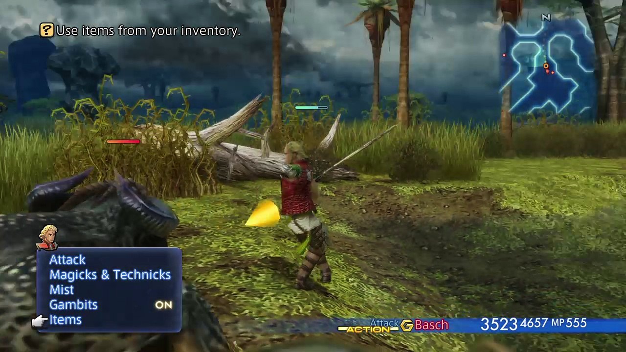 Basch Greatsword Moveset