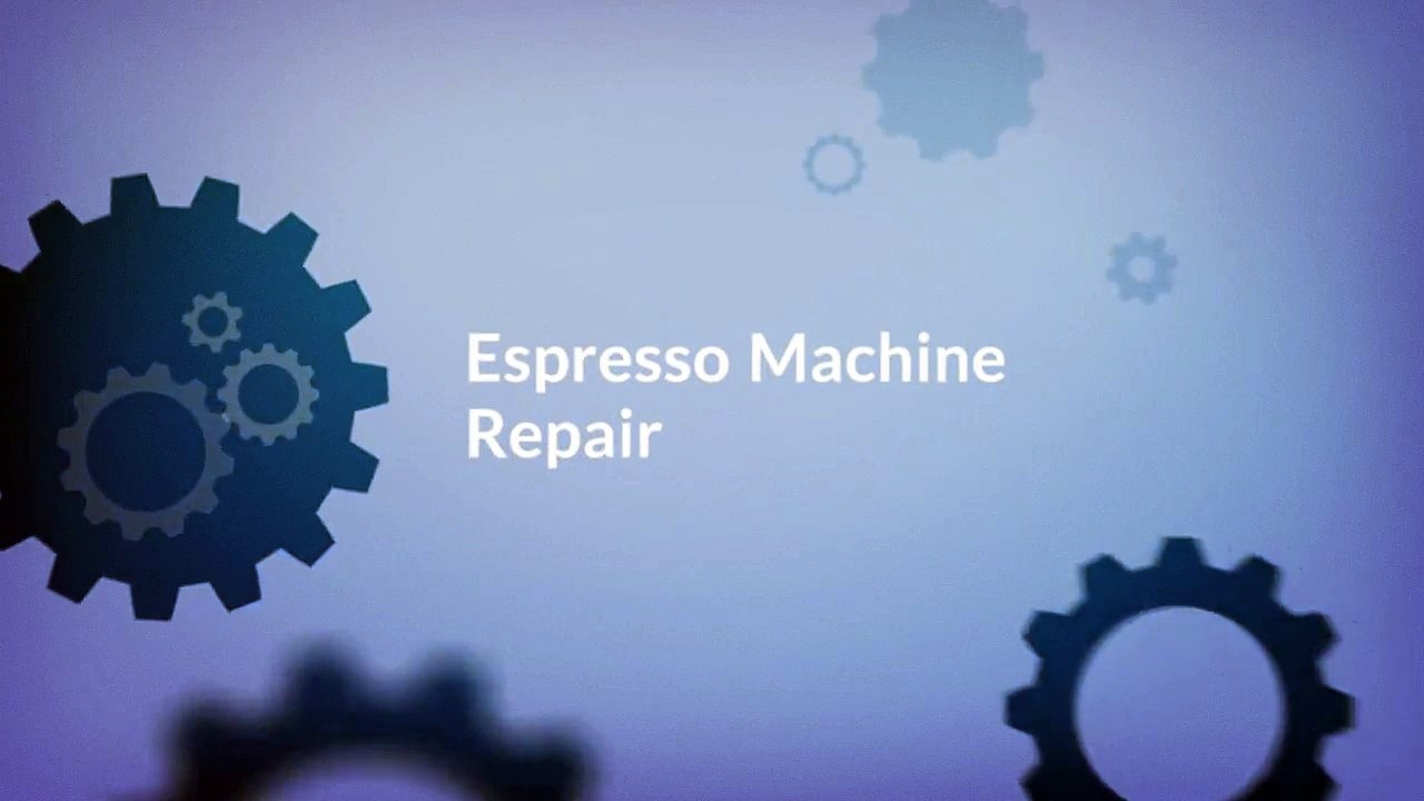 Espresso machine repair