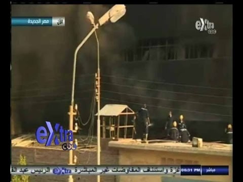 #غرفة_الأخبار | عاجل..حريق يشب بمصنع للأجهزة الكهربائية بمصر الجديدة والقوات المدنية تحاول السيطرة