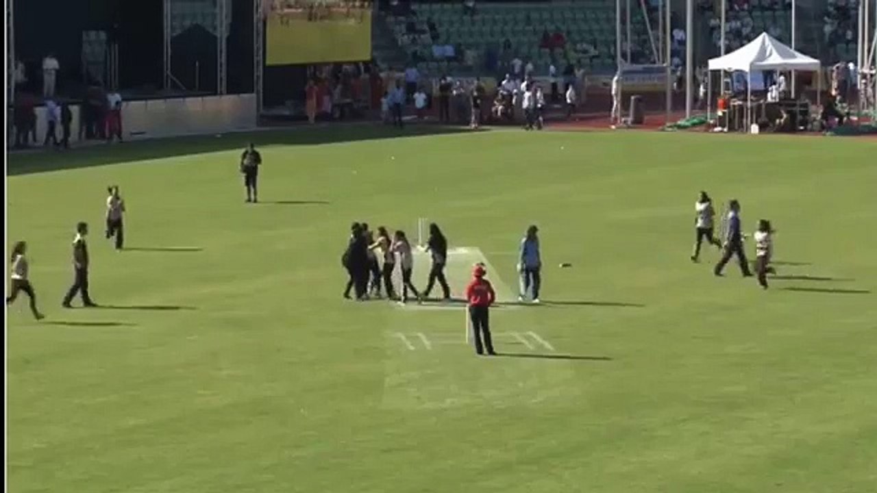 Umer Amkal Bowled By A Girl In A Match