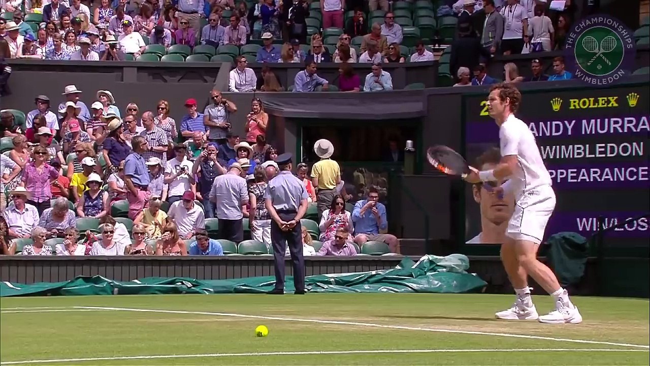 2015 Day 7 Highlights, Ivo Karlovic vs Andy Murray