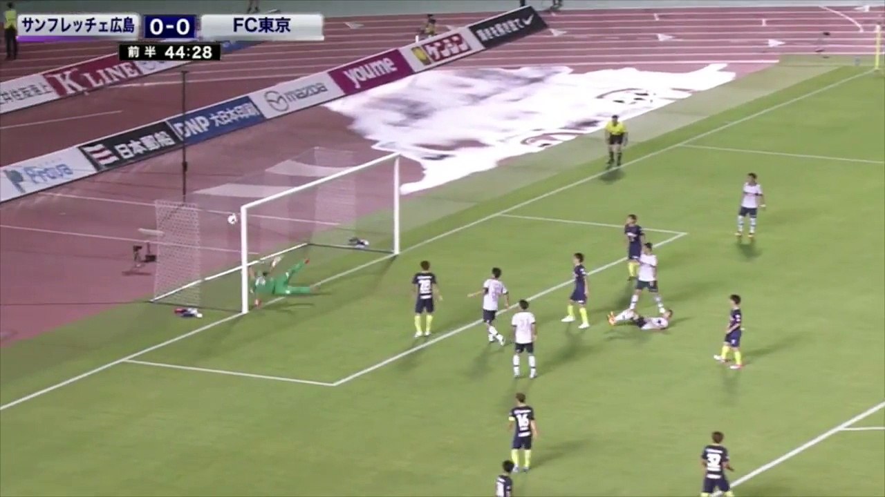 【公式】ゴール動画：阿部 拓馬（FC東京）45分 サンフレッチェ広島vsＦＣ東京 ＪリーグYBCルヴァンカップ プレーオフステージ 第1戦 2017/6/28