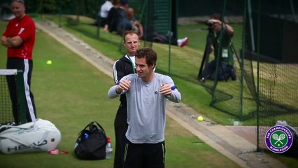 Exclusive insight into Andy Murray ahead of the Wimbledon se