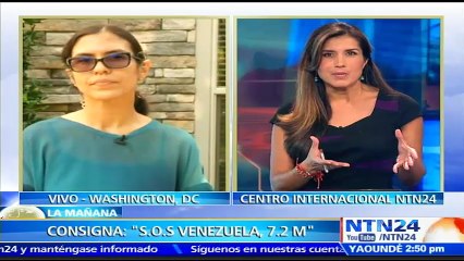 “Estos países deberían contundentemente rechazar al régimen de Maduro": venezolana que escribió ‘S.O.S. Venezuela, 7.2M’