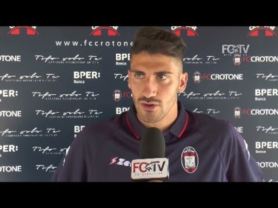 Trotta: Contento di vestire di nuovo la maglia del Crotone