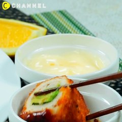 Deep Fried Chicken Roll with Avocado via C CHANNEL...(1080p)