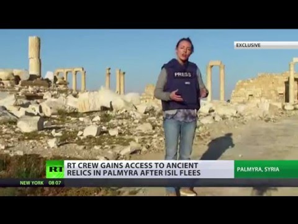 Inside Old Palmyra: Exclusive access to ancient relics after ISIS flees
