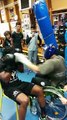 Assaut handi boxe entre le handi boxeur  douaisien azzedine benzitouni et le champion du monde pro Hassan N Dam (sept 2016)
