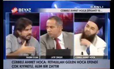 Rasim Ozan ve Cübbeli Ahmet Fetullah Gülen güzellemesi yapıyor