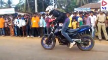 Stunts 2016 | Pulsar 220 stunts | Royal enfield | KTM Duke | Action |