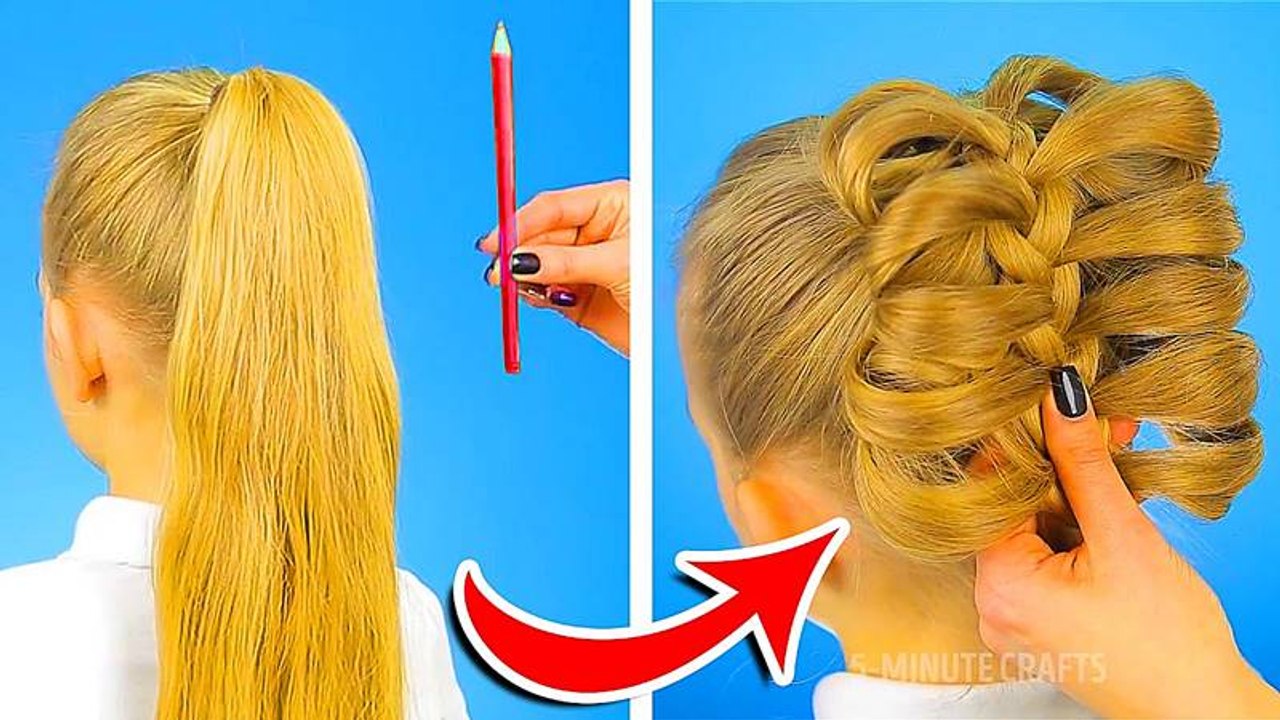 Easy Hairstyle Tutorial READY IN ONE MINUTE