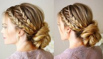 Easy Hairstyle Tutorial Triple Braided Updo