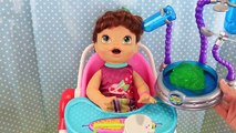 BROKEN BABY ALIVE DOLL!! Slime Challenge Breaks Baby Alive Lucy Pull Apart Inside to Fix G