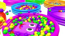 Bébé balle enfants les couleurs pour enfants Jardin denfants Apprendre fosse formes Voir létablissement les tout-petits 3D