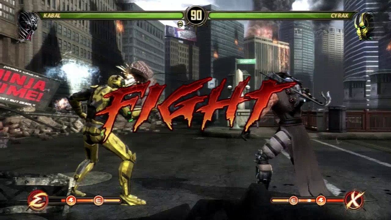 CYRAX VS KABAL ONE-ON-ONE FIGHT