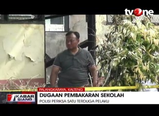 Polisi Periksa Terduga Pelaku Pembakaran Bangunan Sekolah