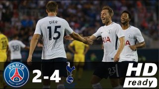 PSG vs Tottenham 2-4 All Goals & Extended Highlights HD 22/07/2017