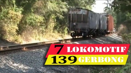 Lokomotif Super, Coba Hitung Berapa Gerbong Yang Ditariknya