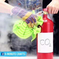 Bright Side - 11 cool tricks with dry ice.❄️