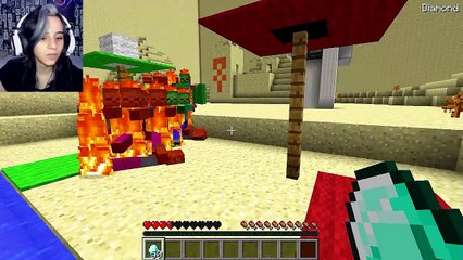 NOOB ENCONTRA UM CHUVEIRO DE DIAMANTE INFINITO (ARMADILHA) : MINECRAFT