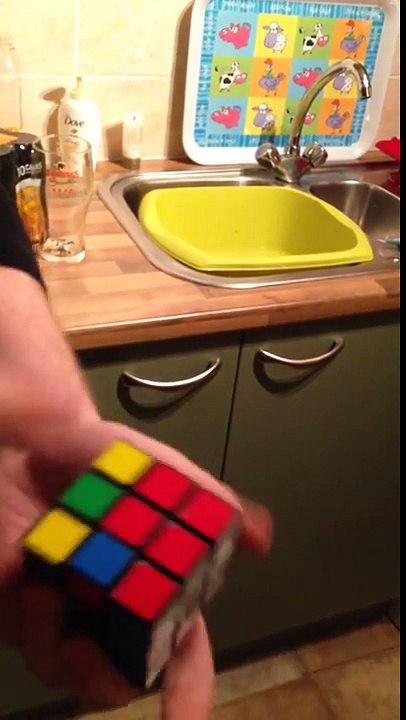 Dimple Magician Does A Rubik cube