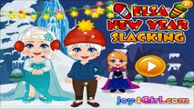 Elsa New Year Slacking - Disney Frozen Princess Elsa Games
