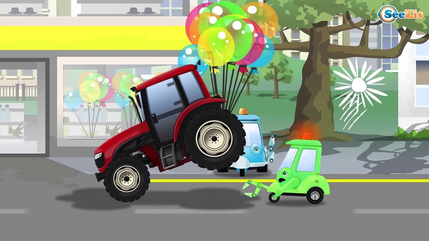 Мультик про машинки - Трактор для детей Мультфильм