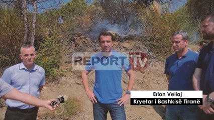 Report TV - Zjarri në Ibë, Veliaj: Përballuam një emergjencë të paprecedentë