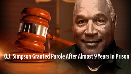 O.J. Simpson Granted Parole After Almost 9 Years In Prison