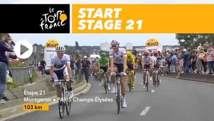 Départ / Start - Étape 21 / Stage 21 - Tour de France 2017