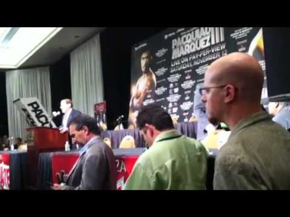 Bob arum manny won