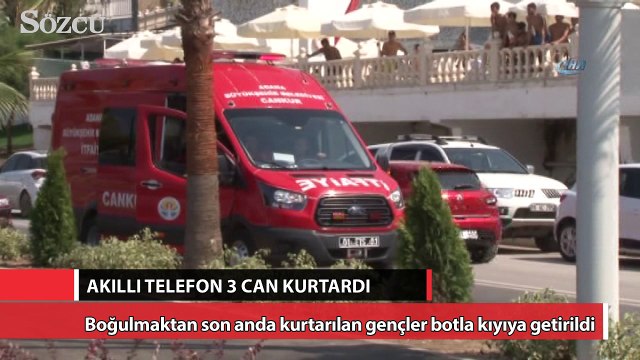 Akıllı telefon 3 can kurtardı