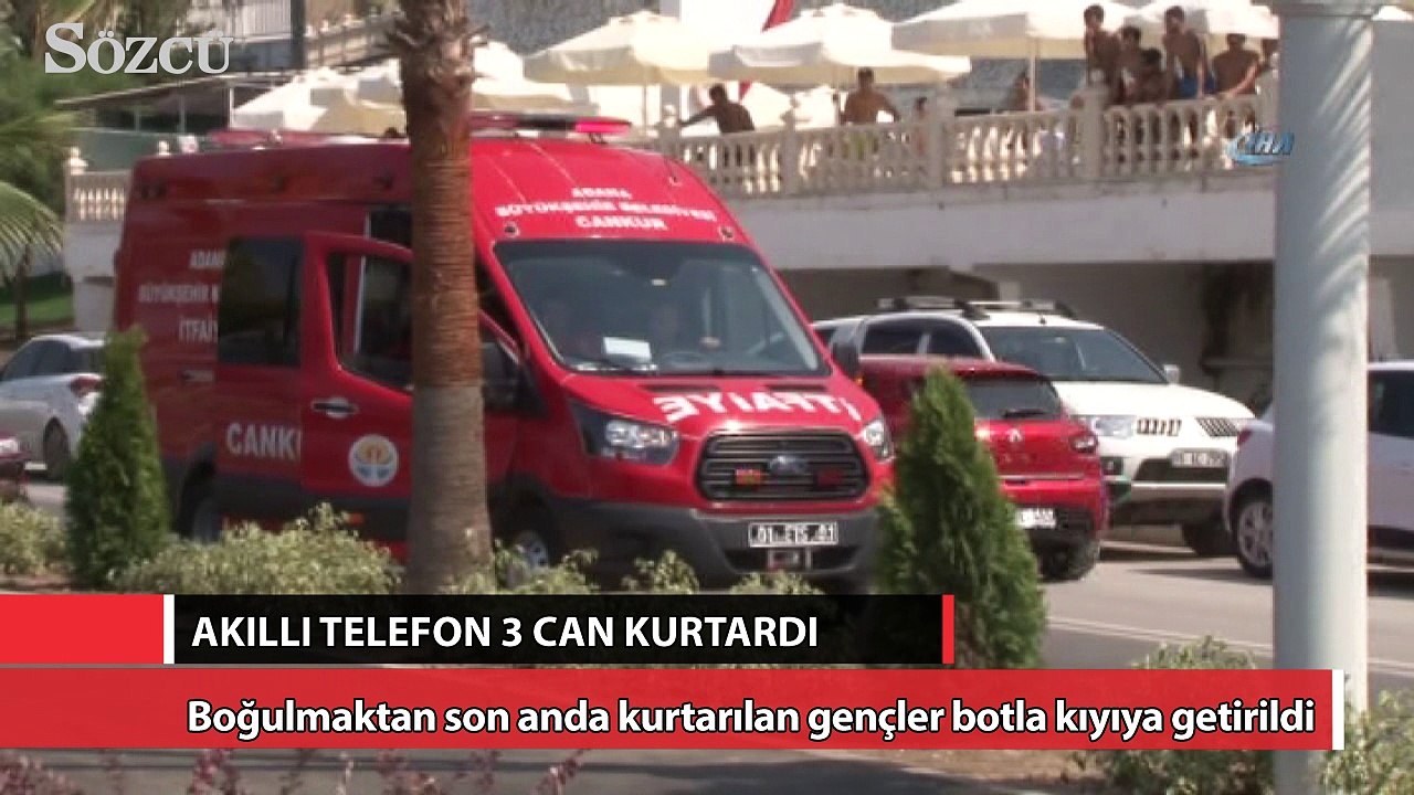 Akıllı telefon 3 can kurtardı