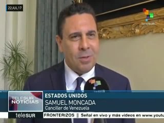 Moncada denuncia en la ONU amenazas de EE.UU. a Venezuela
