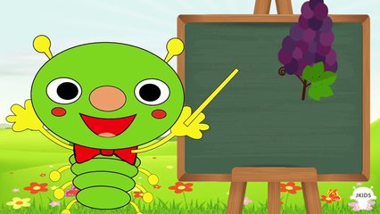 むしむしくんは子供にフルーツを教えてあげる❤#1❤子供向けアニメ❤赤ちゃん喜ぶ